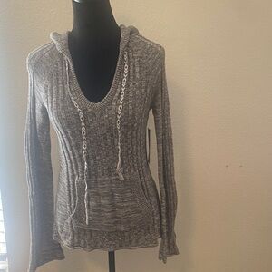 Roxy Charcoal Knit Women's Hoodie